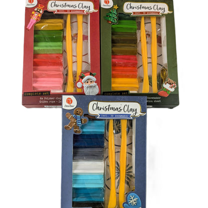 14 Kits Pâte à modeler polymère, coffret de 12 pièces