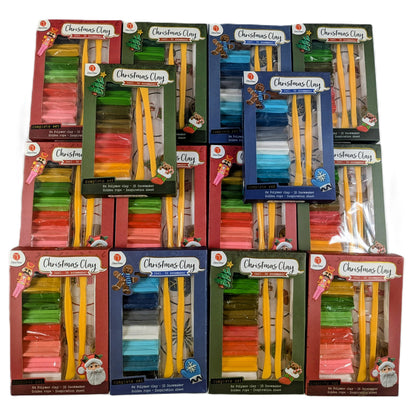 14 Kits Pâte à modeler polymère, coffret de 12 pièces