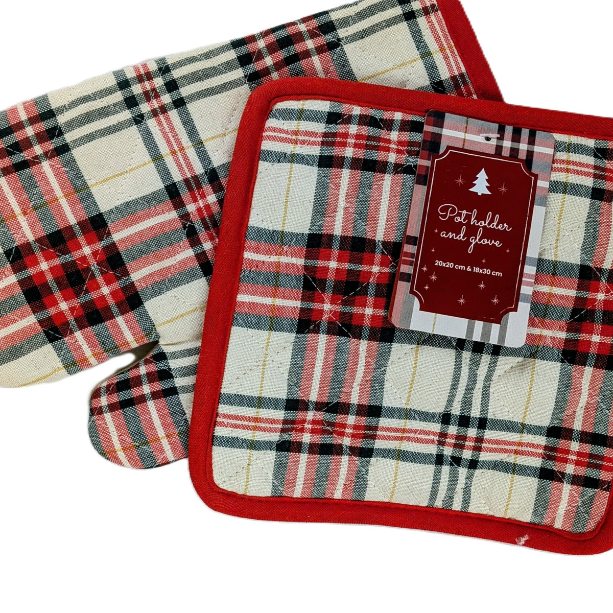 10 Sets de 2 Accessoires de Cuisine – 1 Gant de Cuisine et 1 Manique