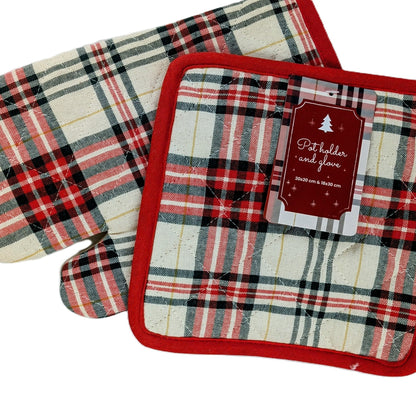 10 Sets de 2 Accessoires de Cuisine – 1 Gant de Cuisine et 1 Manique