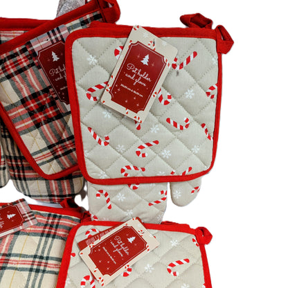 10 Sets de 2 Accessoires de Cuisine – 1 Gant de Cuisine et 1 Manique