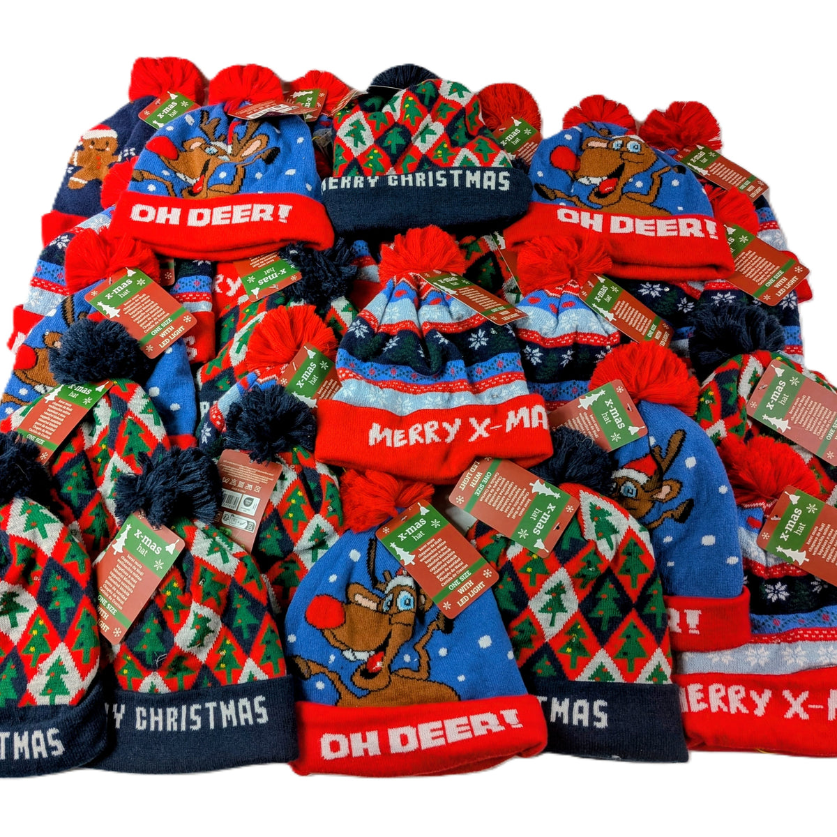 25 Bonnets Led de Noel /fête