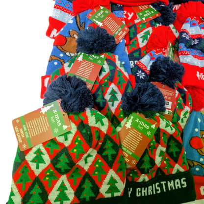 25 Bonnets Led de Noel /fête