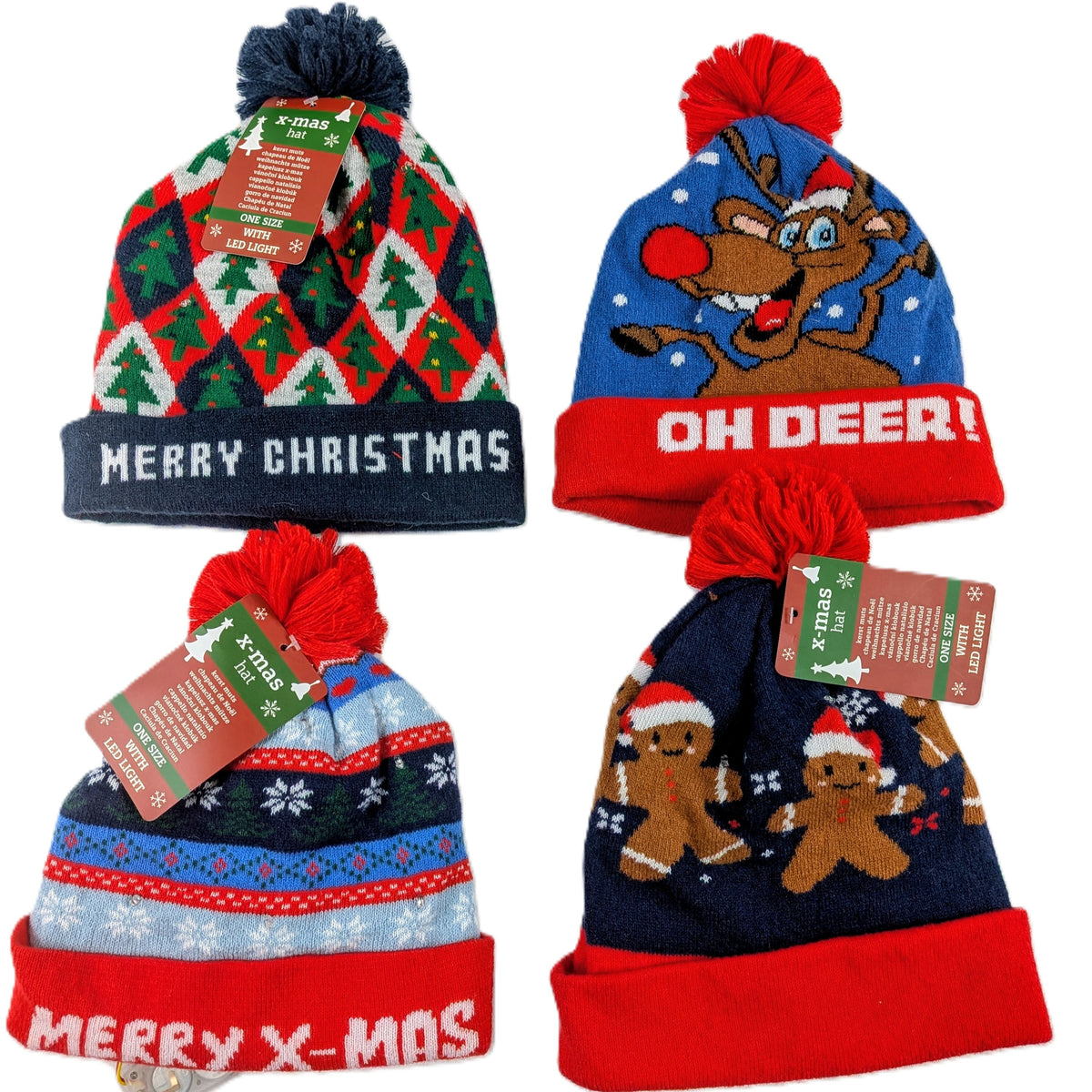 25 Bonnets Led de Noel /fête