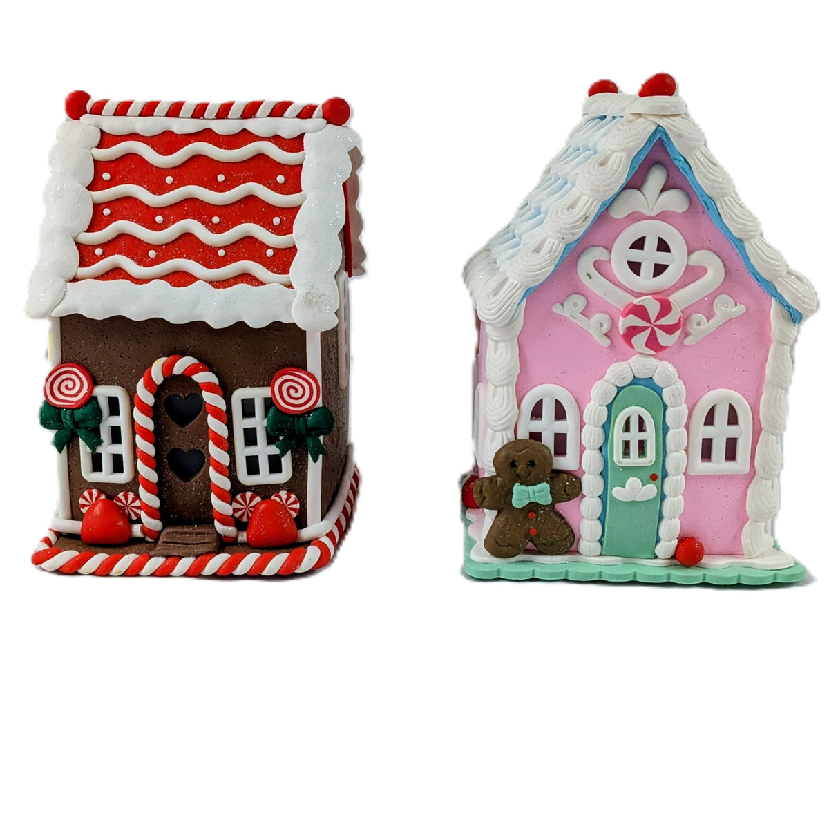 19 Maisons de Noël en pain d’épices lumineuse LED