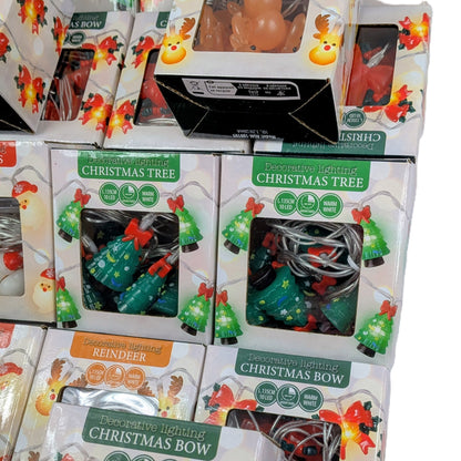 28 Boites de Guirlande lumineuse décorative LED Noël – 10 LED Fonctionne à piles