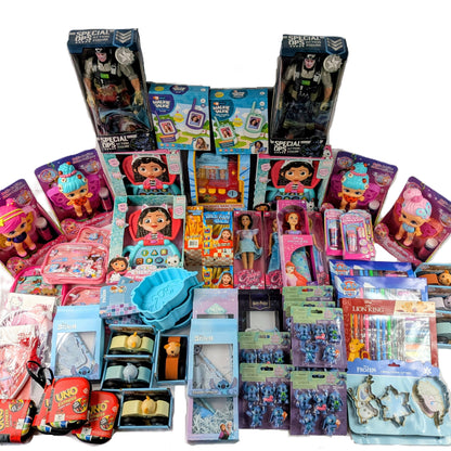 60 Articles de jouets Enfant Disney - Stitch -Barbie...