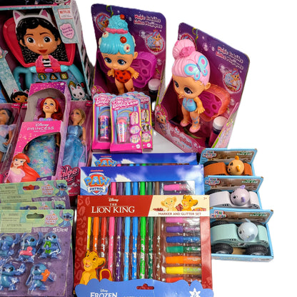 60 Articles de jouets Enfant Disney - Stitch -Barbie...