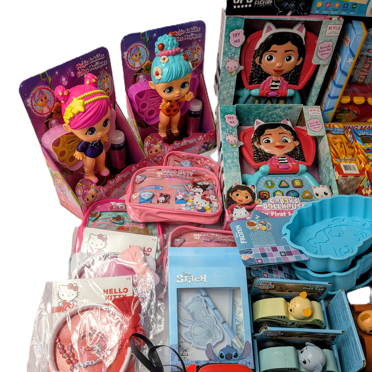 60 Articles de jouets Enfant Disney - Stitch -Barbie...