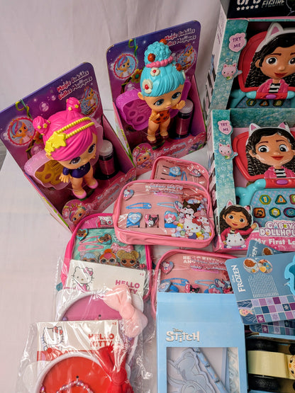 60 Articles de jouets Enfant Disney - Stitch -Barbie...