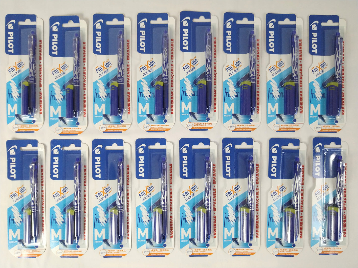 Lot de 16 Stylo effaçable Pilot Frixion Clicker ( 1.25 euro / pcs )