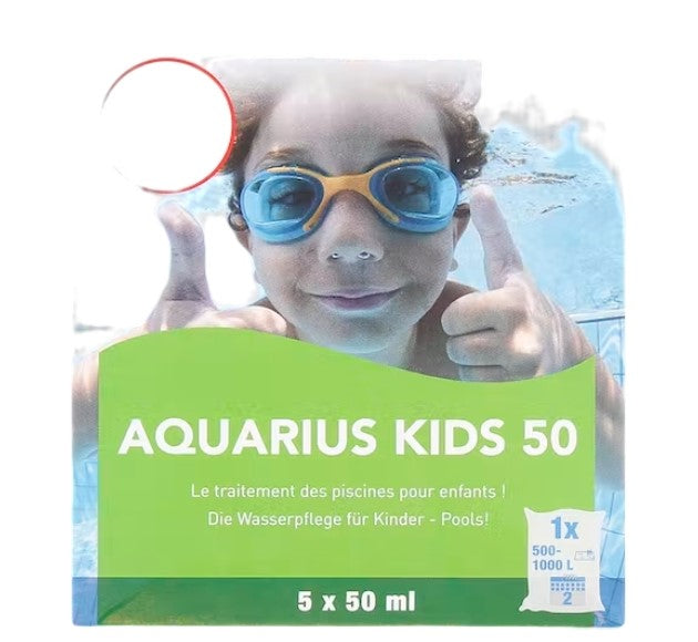 Lot de 16 Désinfectants piscine enfant Pool Champion Aquarius Kids 50 ( 1.25 e /pcs )