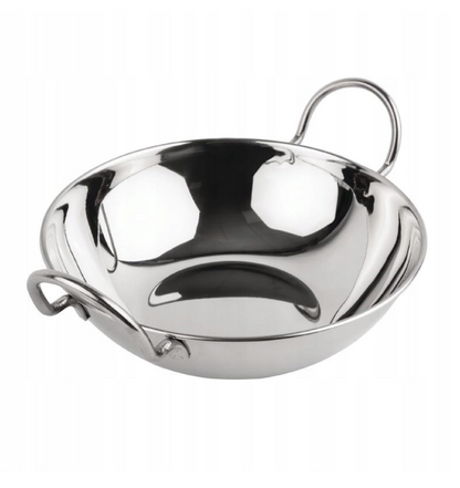 Plat rond de service avec 2 poignées