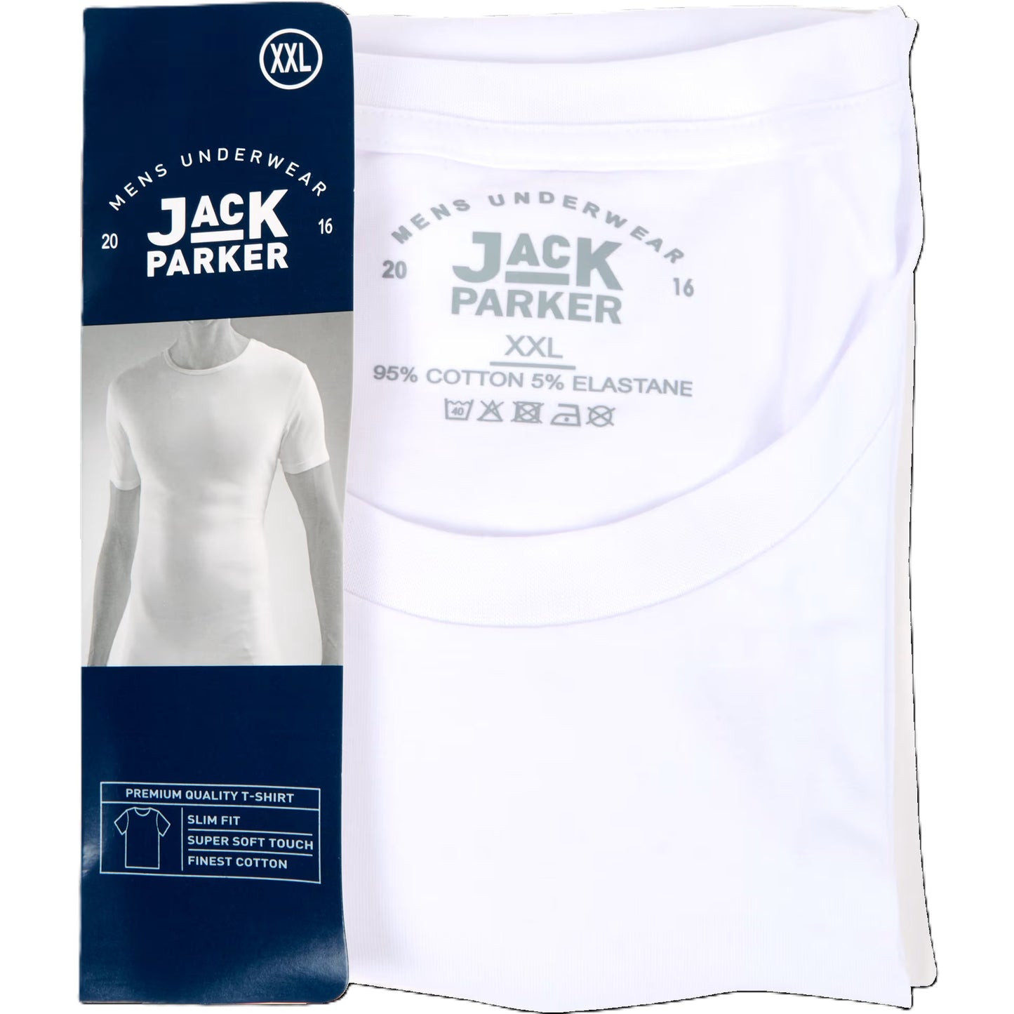 24 T-shirt Homme XL / XXL  Noir et Blanc