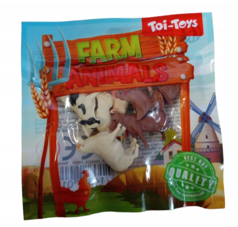 Lot de 30 Sachets de petit animaux en caoutchouc ( 0.33 cts / pcs )