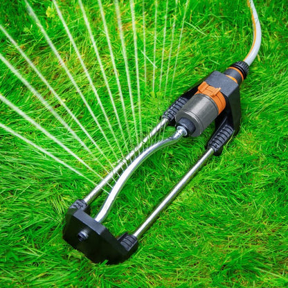 Arroseur oscillant Ferm  pour 90-236m² Orientable simple face ou double face Facile à raccorder.