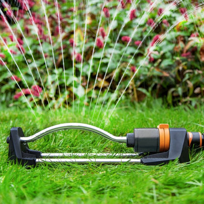 Arroseur oscillant Ferm  pour 90-236m² Orientable simple face ou double face Facile à raccorder.