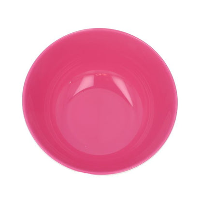 Assiette creuse en mélamine Rose ø 25 cm.