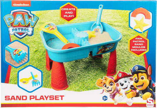 Jeu de Sable et Eau Paw Patrol Nickelodeon 2 en 1