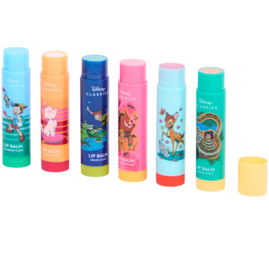 Coffret de 6 baumes à lèvres Disney Le roi lion aux senteurs fruitées