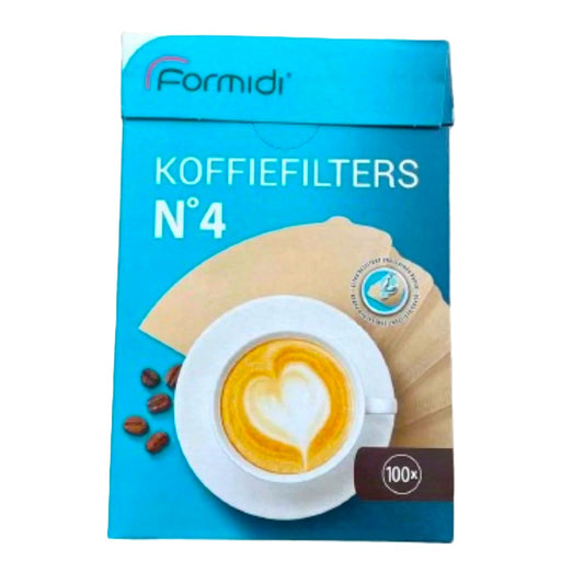 Boite de 100 Filtres à Café 100 % Végétale N°4