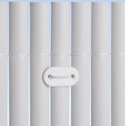 Lot de 10 paquets de 26 fixations pour canisse blanc