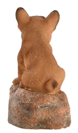 Lot de 15 Statues chien Bouledogue