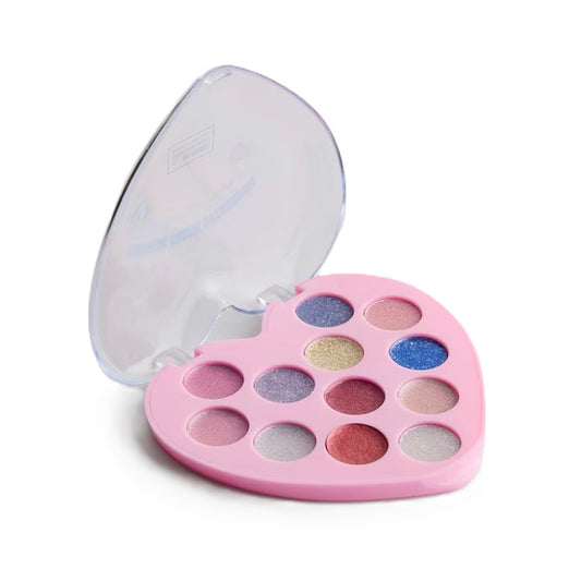 Palette d'ombres à paupières en forme de cœur Vegan 12 x 1.2 g