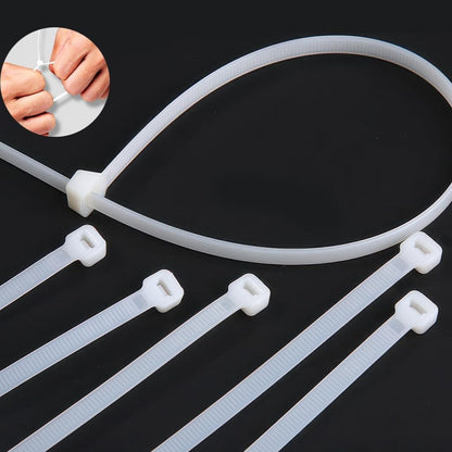 Colliers de serrage Werckmann 100 mm | 100 pièces - Blanc