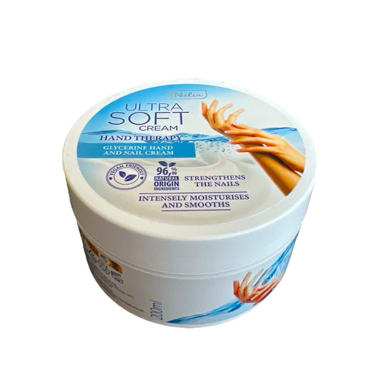 Crème mains et ongles à la glycérine, régénérante et hydratante, 200 ml Vegan 96 % Ingrédient Naturel