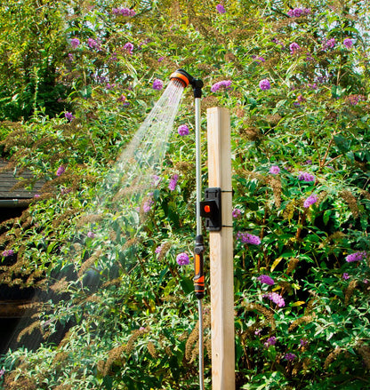 Douche de jardin et arroseur de jardin FERM 2 en 1