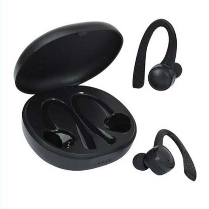 4 Ecouteurs Sans Fil Bluetooth avec crochet d'oreille en silicone