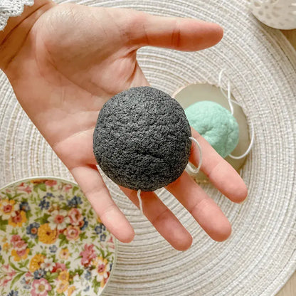 Duo d’Éponges de Konjac 100% Naturelles – Soin Doux