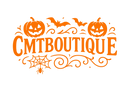 fait moi un logo  cmtboutique en orange pour halloween