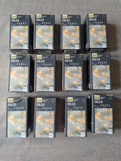 12 Boites de guirlandes lumineuse Led