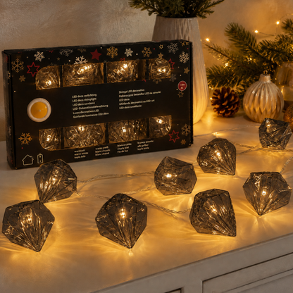 7 Guirlandes lumineuse décorative à LED – 8 LED, 1,4 m