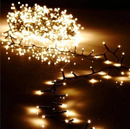 Guirlande XL lumineuse de 45 m avec 2000 LED blanches décoration Noël intérieur / extérieur