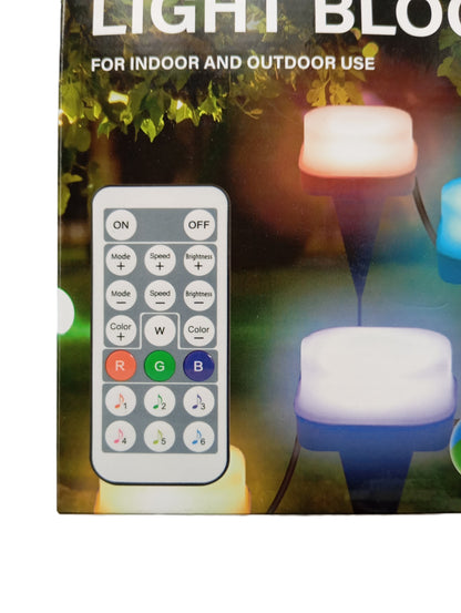 Guirlande de jardin à planter Lumineuse LED 9 Mètres avec Télécommande