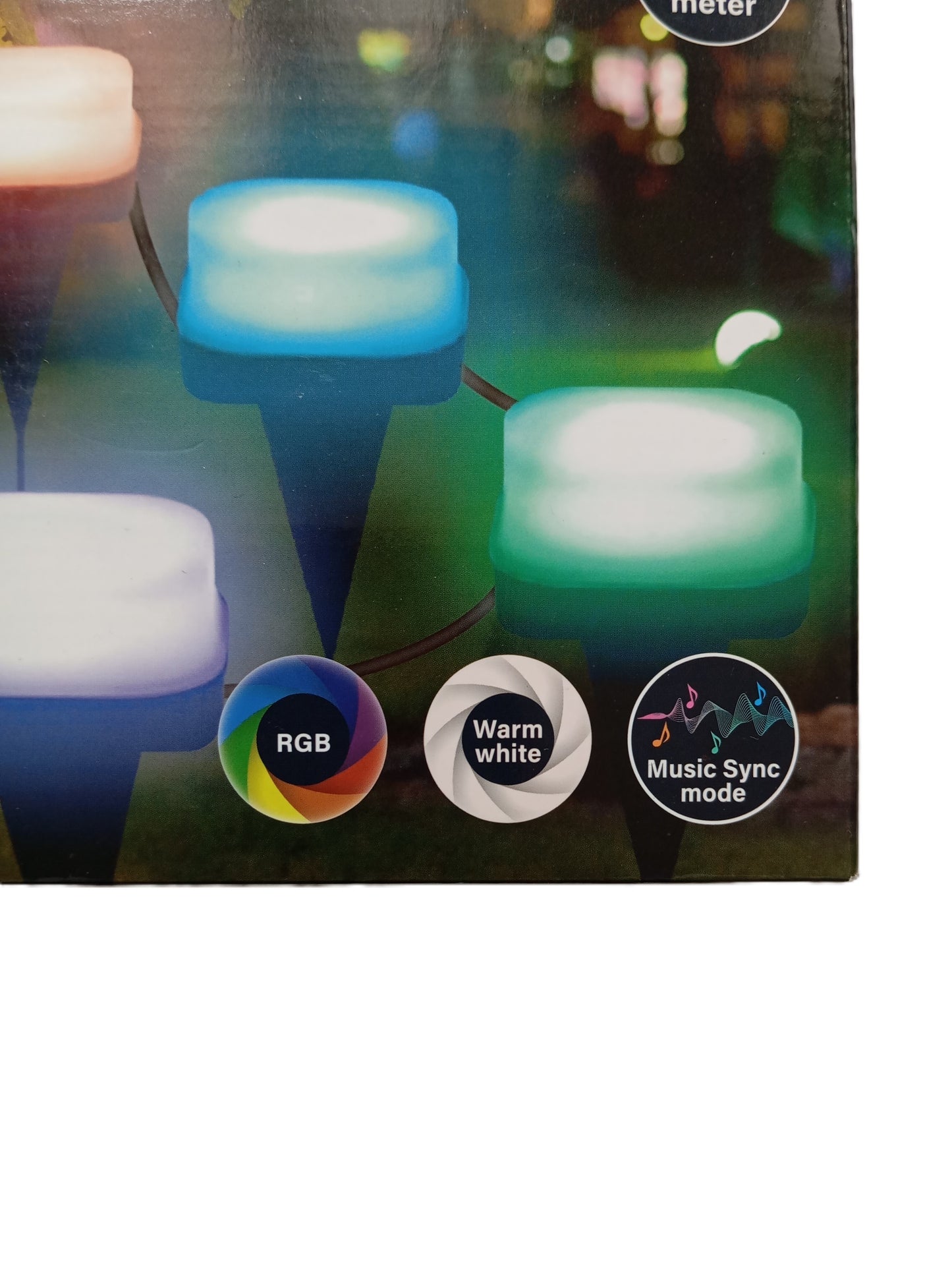 Guirlande de jardin à planter Lumineuse LED 9 Mètres avec Télécommande