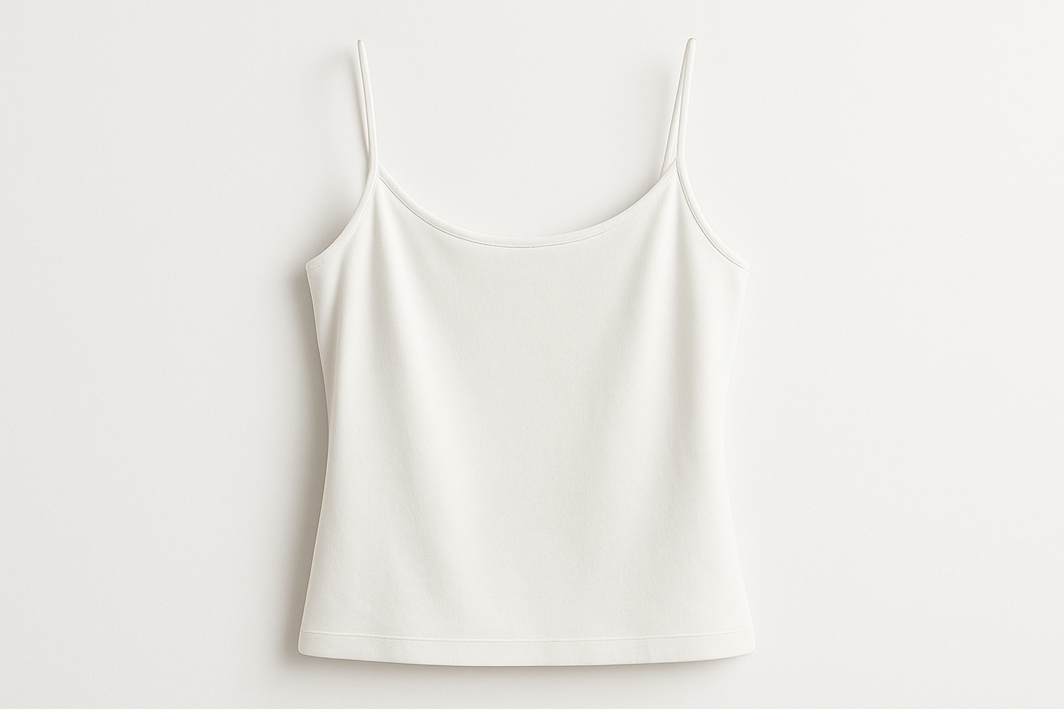 haut femme fine bretelle blanc