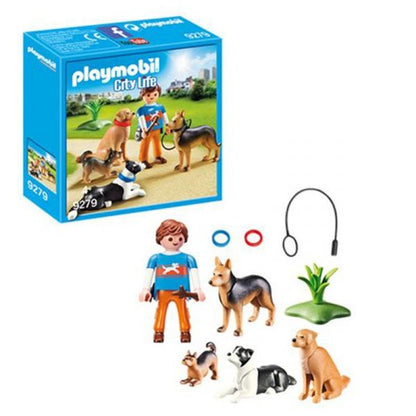 Playmobil City Life- Entraineur et Chiens N° 9279 - 12 pièces