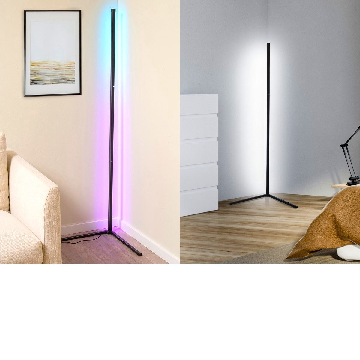 Lampadaire sans fil Grundig Magic 140 cm - 160 lumens - Dimmable avec télécommande