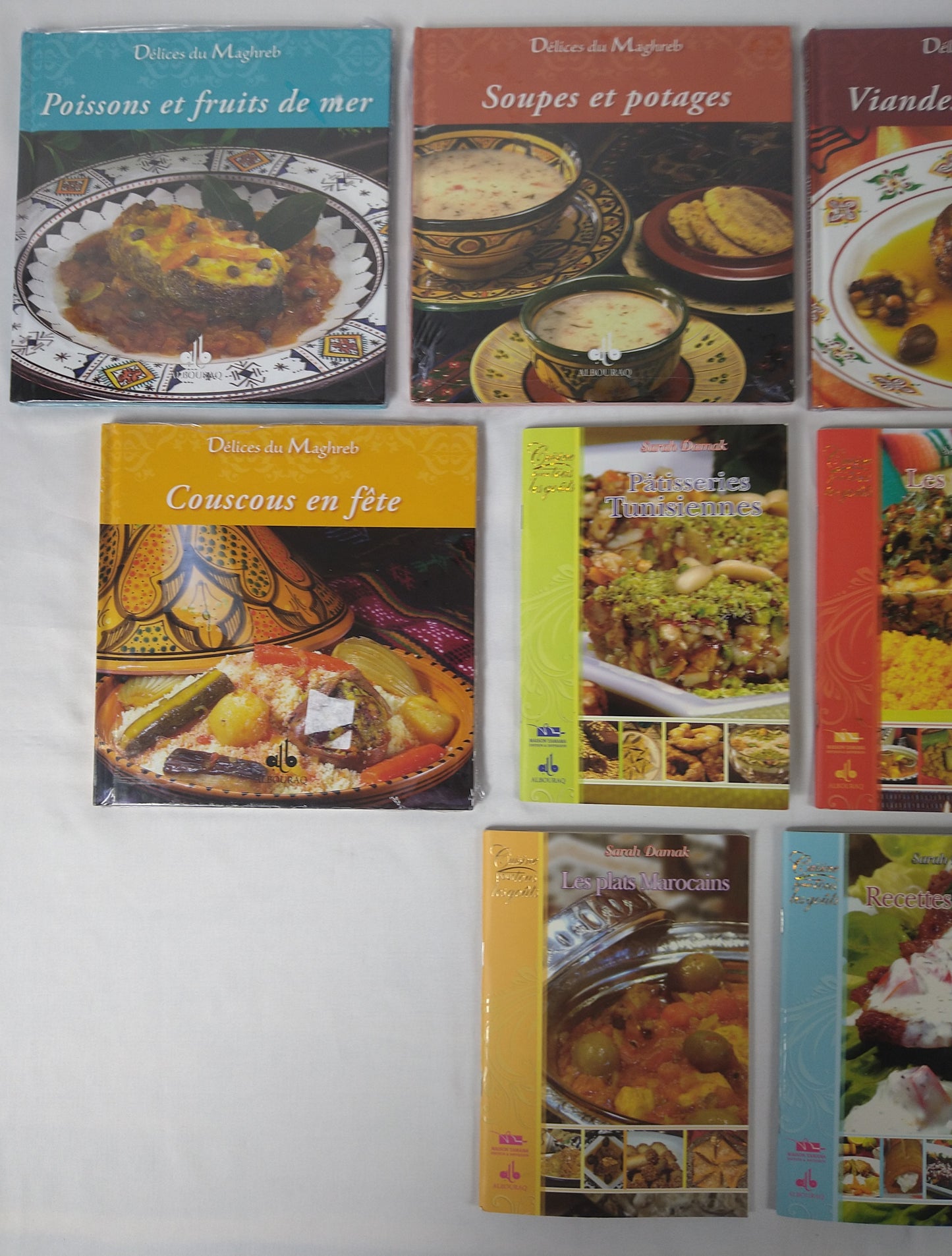 Lot de 15 livres de recettes de cuisine ( 0.46 e /pcs )