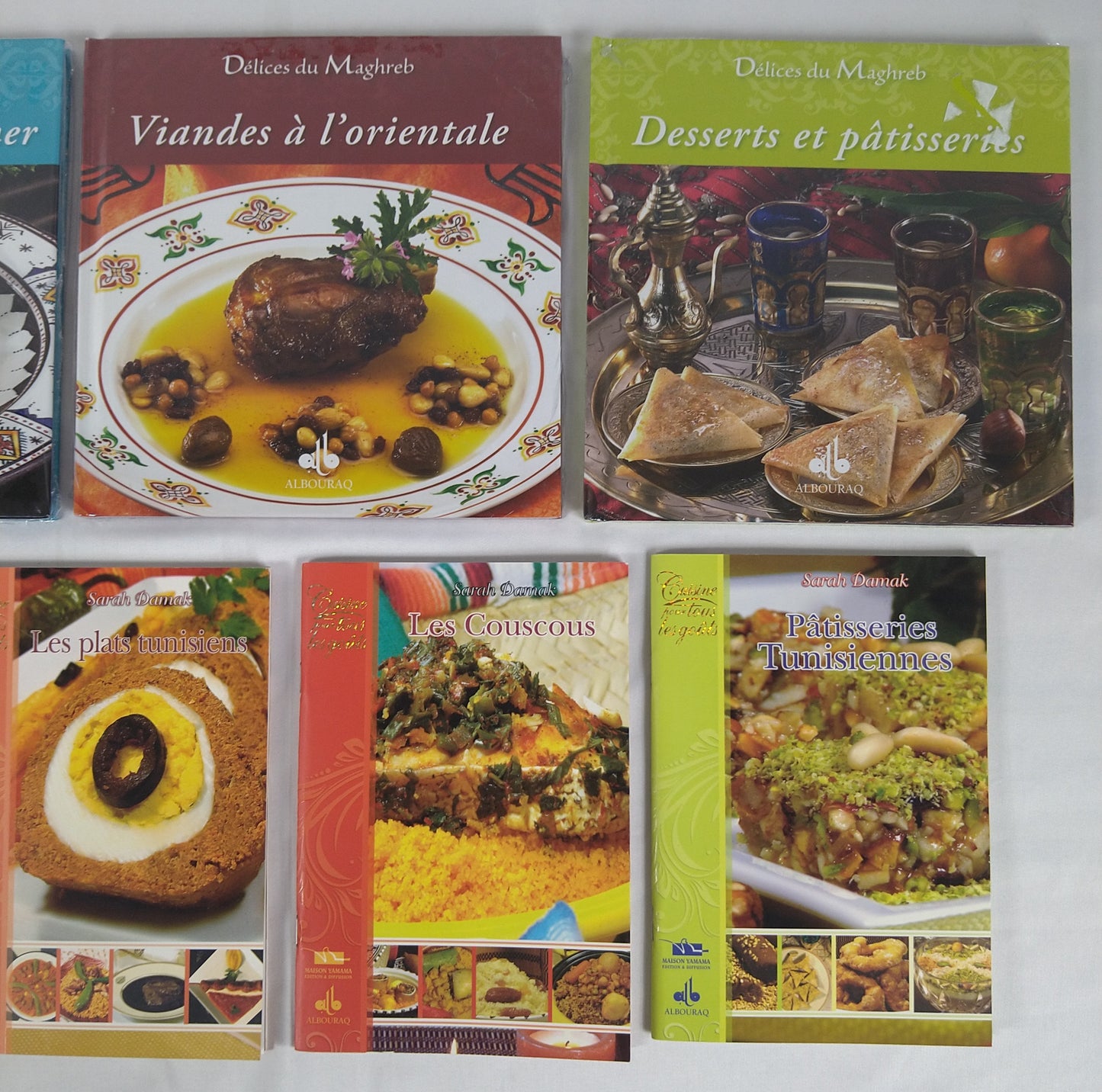 Lot de 9 livres de recettes de cuisine ( 0.50 e /pcs )