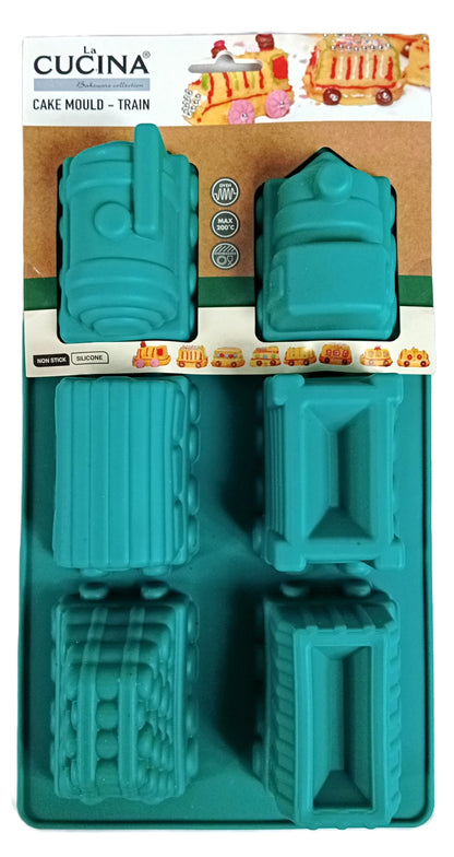 Moule à Gâteau en Silicone – Forme Train, Idéal Enfants & Fêtes