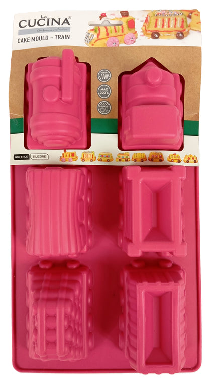 Moule à Gâteau en Silicone – Forme Train, Idéal Enfants & Fêtes