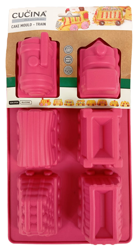 Moule à Gâteau en Silicone – Forme Train, Idéal Enfants & Fêtes