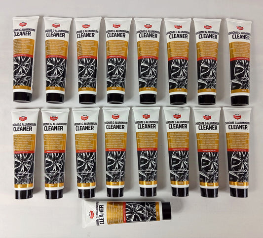 Lot de 17  Flacons Nettoyeurs / lustrant 100 ml chrome et aluminium ( 1.29 euro / pcs )
