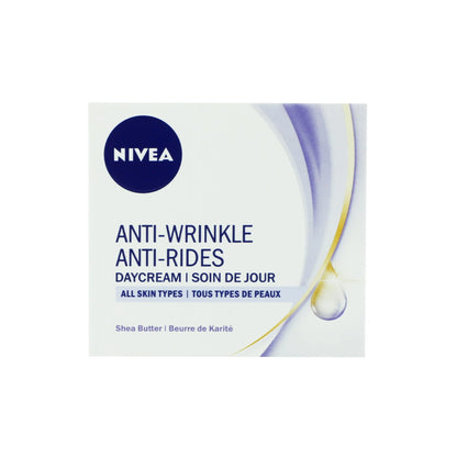 Crème de jour Nivea 50 ml Soin anti rides aux beurre de karité pout tous types de peau
