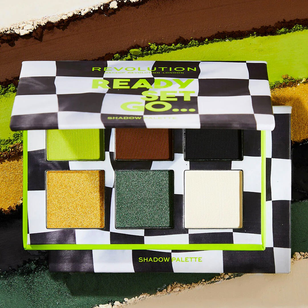 Palette de fards à paupières Makeup Revolution Power Ready Set Go